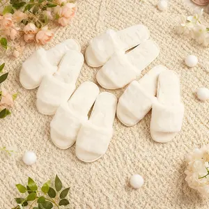 Fluffy Plush Slippers, Bridesmaid Gift, Single Party Gift, Home Plush Slippers, Cozy Indoor Footwear, Soft and Warm Shoes, Non Slip Slippers