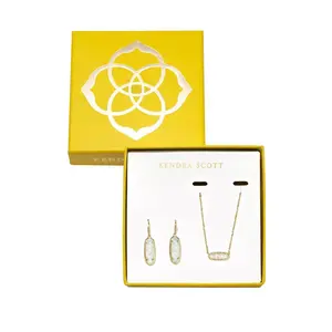 Kendra Scott Eva Drop Earrings and Pendant Necklace Set 2pc - Gold