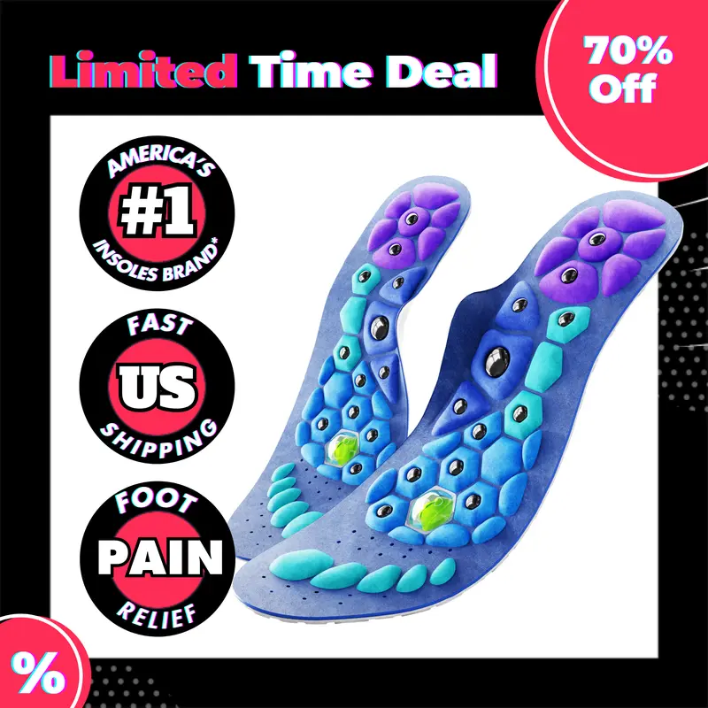 Akusoli New Version Reduces Foot pain & Standing Fatigue, 220+ lbs Plantar Fasciitis Arch Supporting insoles for Men & Women, Work Boot Insole, Shock Absorbing Insoles for Running, Arch Support Inserts To Help & Orthotic flat feet insole, reduce anxiety