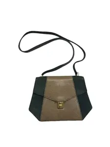 Pre-owned HERMÈS Lizard Crossbody Bags Hermes Sac Rhapsody Green Suede IB25120038