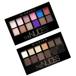 Makeup Palette – 12-Color Nude Eyeshadow Palette with Earth Tones, Shimmer & Matte Shades, Cosmetic