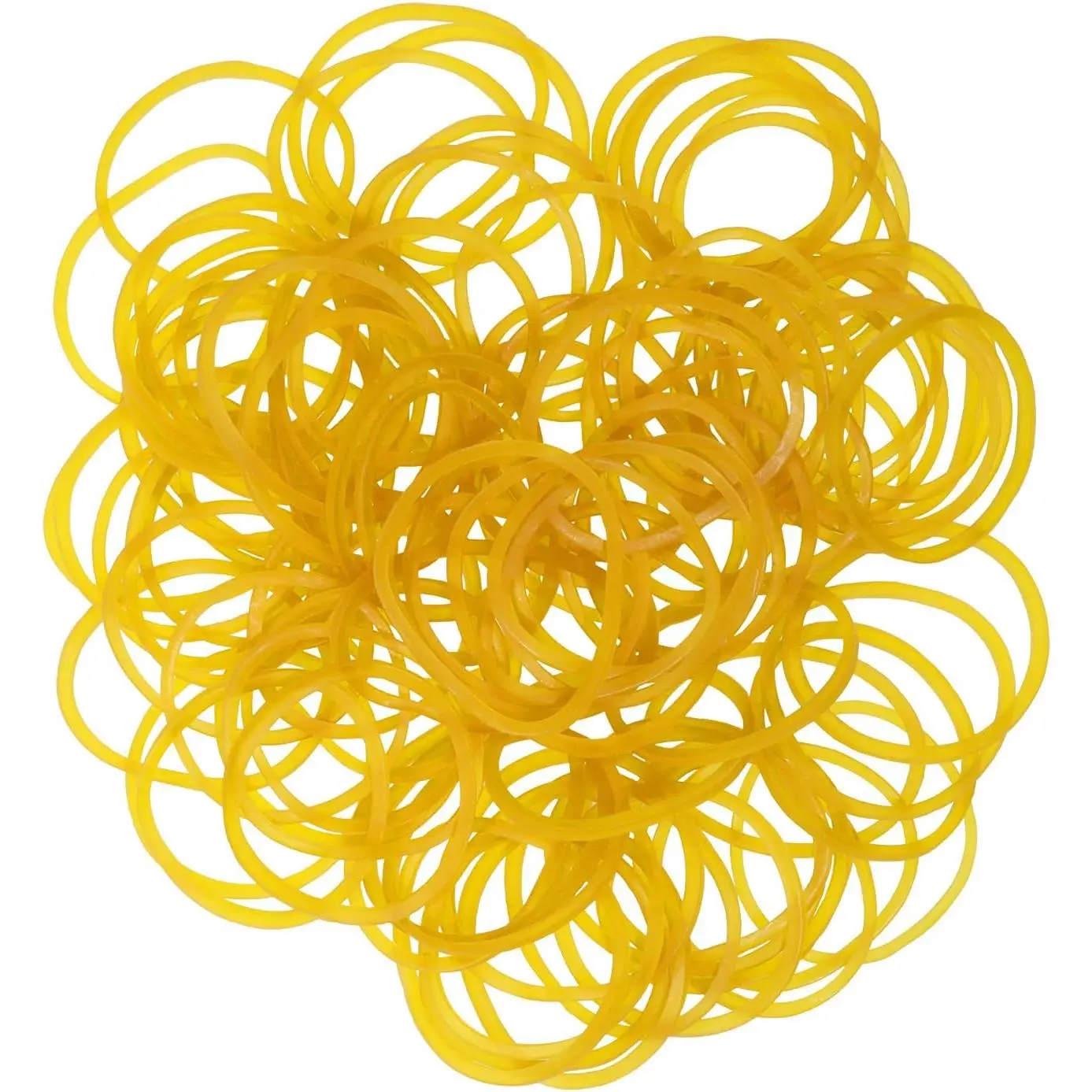 Small Rubber Bands Elastic Stretchy Bands for    Bills  Wrapping Newspaper Rolling Paper Cards Office  Supplies Hair Bows Tie Dye Art Craft Project, 100 count (25mm)