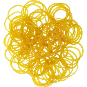 Small Rubber Bands Elastic Stretchy Bands for    Bills  Wrapping Newspaper Rolling Paper Cards Office  Supplies Hair Bows Tie Dye Art Craft Project, 100 count (25mm)