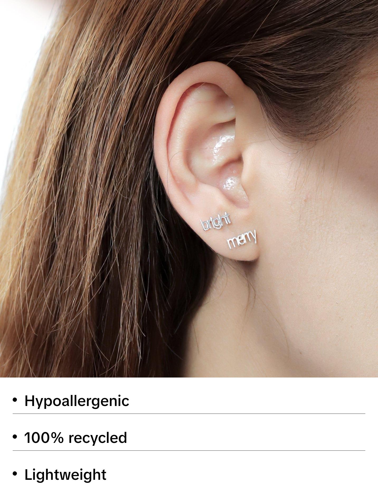 Merry & Bright Studs