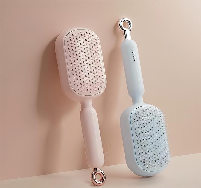 PAXA Air Cushion Massage Comb Hollow Massage Comb Cylinder Styling Curl Comb - Daily Care and Detangling, Massage for Scalp, Heat Resistant Companion for Hair Blowing and Styling