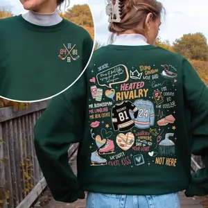 [Sale Up To 50%] Heated Rivalry Romance Sweathirt, Hollanov Couple Romance Book shirt, Rivals Couple Shirts, Movie Book Fans Gift, streetwear graphic tee