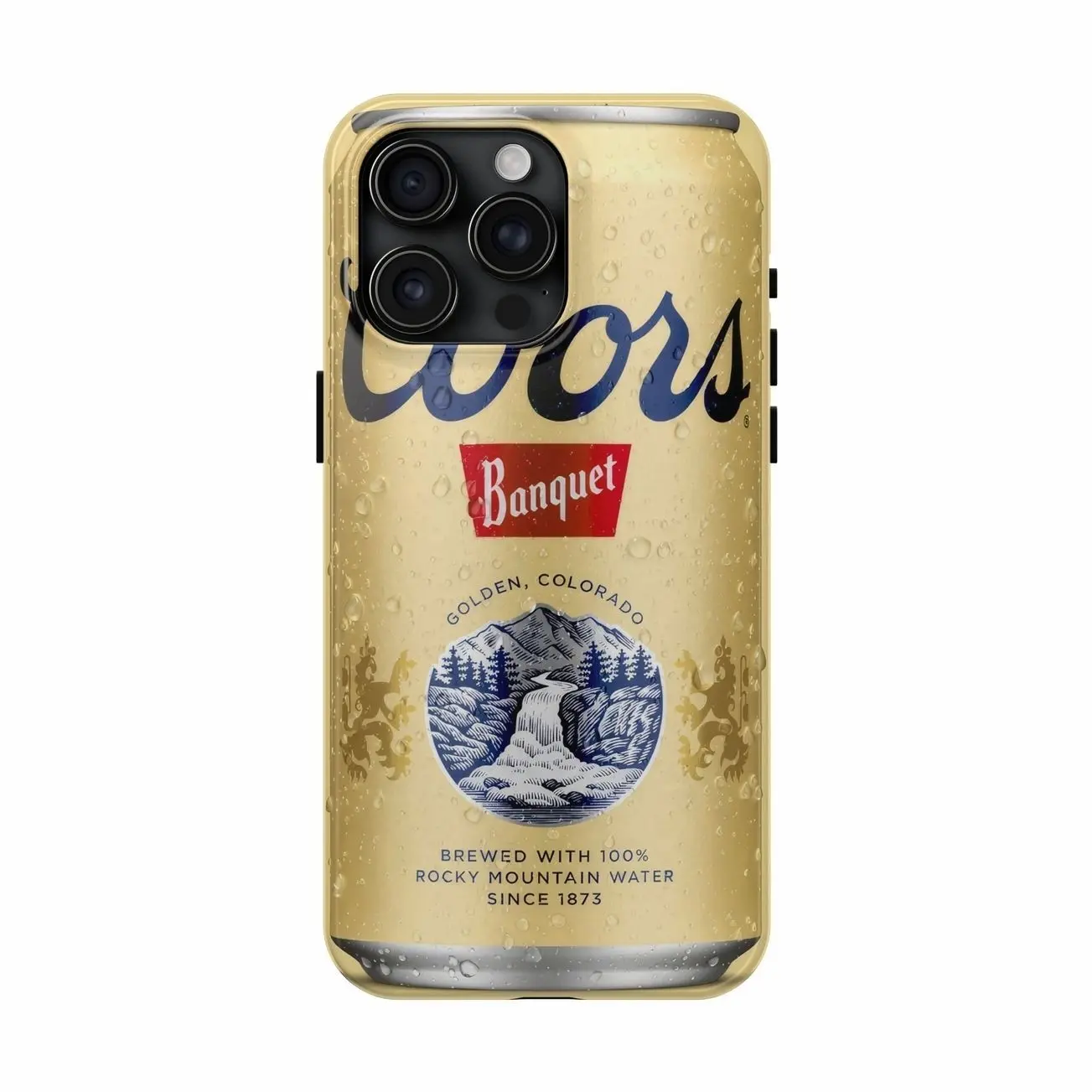Coors Light Couple Phone Cases Phone Cover Hard Case Tough 2-piece Phone Case O