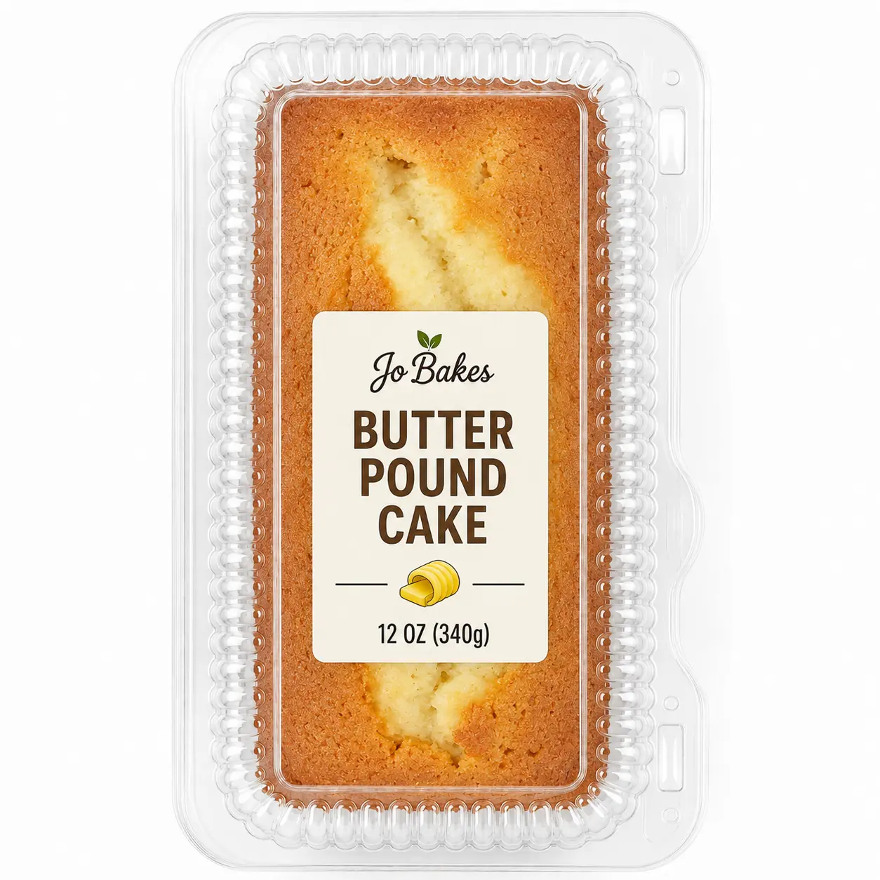 JO BAKES – Butter Pound Cake Loaf, 12 oz