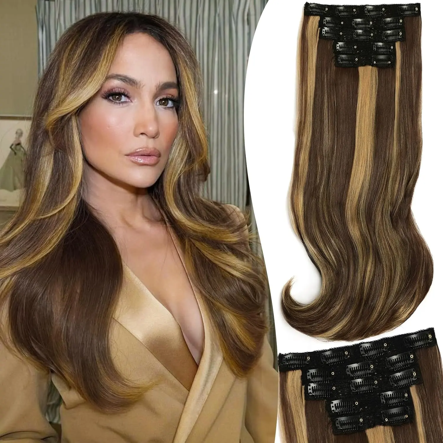 Chocolate Brown Mix Caramel Blonde