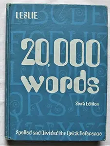 USED-20,000 words for stenographers, students, authors, and proofreaders by Louis A. Leslie (Paperback)