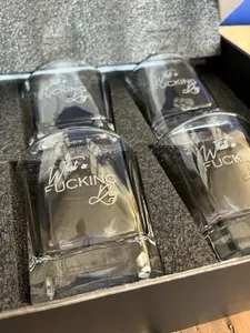 What a F'ing Day - 4 Pc Premium 11oz Rocks Glass Set with Gift Box