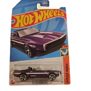 Hot Wheels 69 Shelby GT-500 Diecast 1:64 Scale Muscle Car Model for Collectors and Enthusiasts