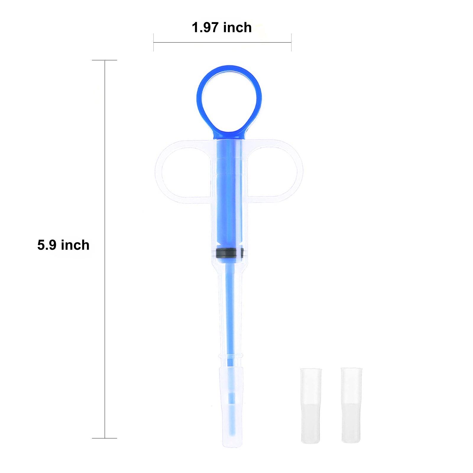 Cat Pill Shooter Pet Piller Gun Dog Pill Shooter Cat Tablet Soft Tip Syringe Pet Medical Feeding Dispenser Tool for Small Animal Pusher Feeder Set