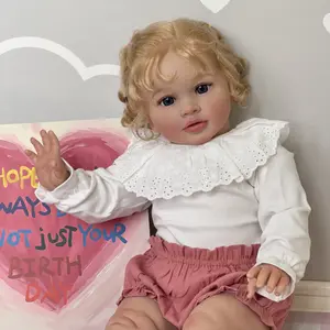 26 Inch Reborn Toddler Baby Doll Princess Girl Realistic Newborn Doll Soft Vinyl Real Looking Reborn Baby Doll Toy Lifelike Set for Kids Age 3+