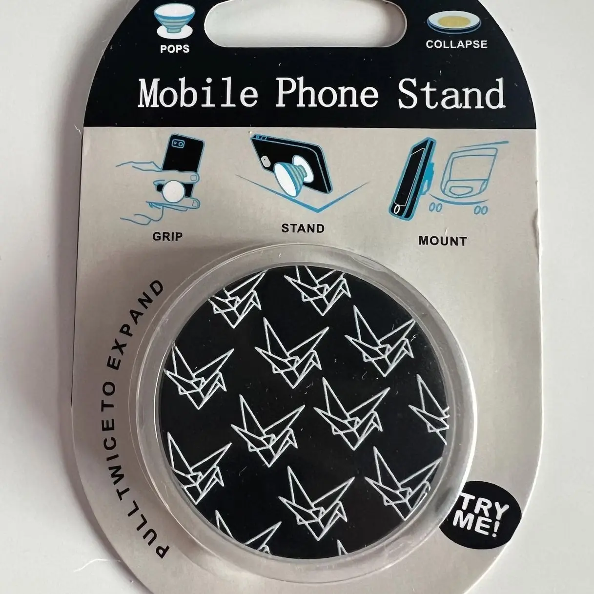 Manacled Phone Grip | Dramione Kindle grip | paper crane mobile phone stand | pop socket | fanfiction | author | High Reeve Draco Malfoy