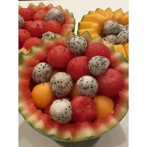 Watermelon Carving Tool Set/Green/Stainless Steel Melon/Fruit Carver Baller Scoop Kit