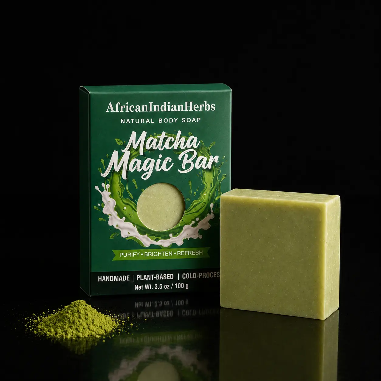 Nephew Organics Matcha Magic Bar Soap