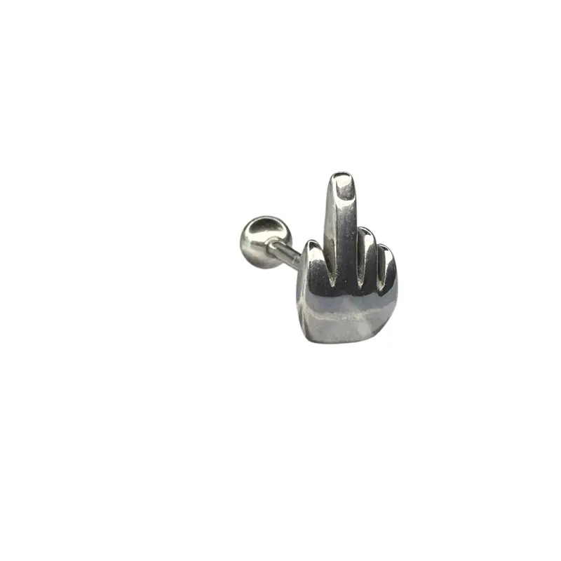 14 Gauge Stainless Steel Piercing Bar 15mm Length Secure Comfortable Fit for Tongue Belly Piercings