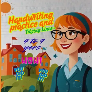 Handwriting Practice and Line Tracing: Workbook for Kids Ages 5-9: A Fun and Engaging Activity Book to Build Fine Motor Skills, Improve Pen Control, ... Through Dotted Lines, Shapes and Patterns
