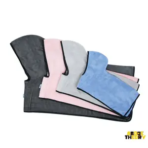 Pet Drying Robe for Bath Time, Microfiber Dog Towel Wrap with Sleeves, Stops Shaking & Speeds Dry, Snug Burrito Wrap for Cats Too