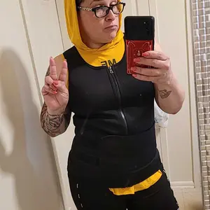 Men's Zipper Neoprene Sauna Vest, Sweat Sauna Vest, Slimming Body Shaper, Adjustable Waist Trainer Belt with Zipper, Workout Fitness Tank Tops