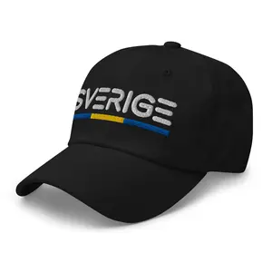 Minimal Sweden Flag Hat Sverige Soccer Baseball Dad Cap