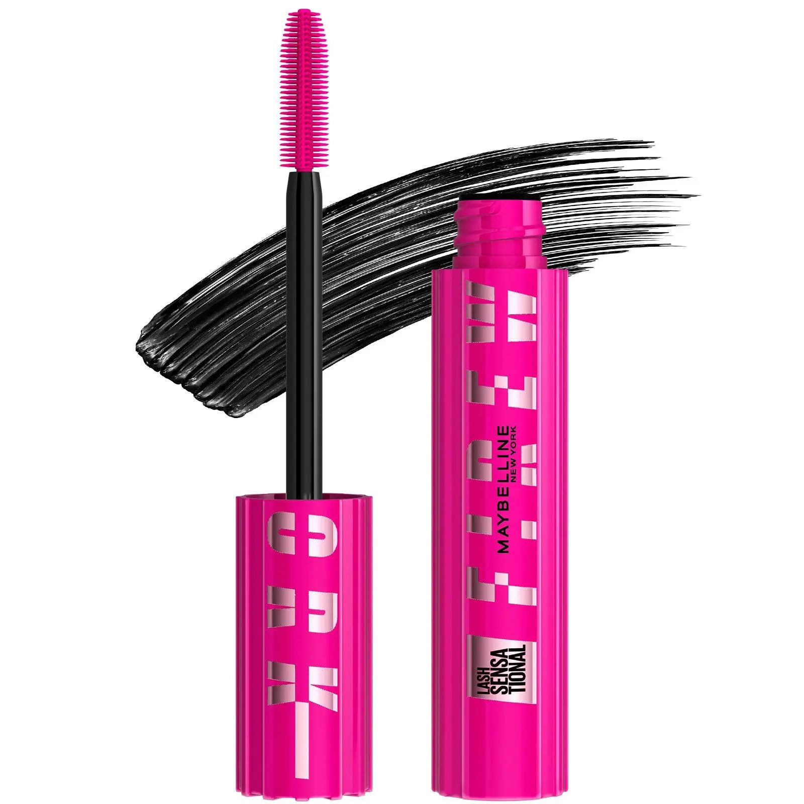 Maybelline Lash Sensational Firework Washable Mascara, Lengthening & Volumizing Mascara for up to 24HR wear Maybelline Lash Sensational Firework Washable Mascara, Lengthening & Volumizing Mascara for up to 24HR wear