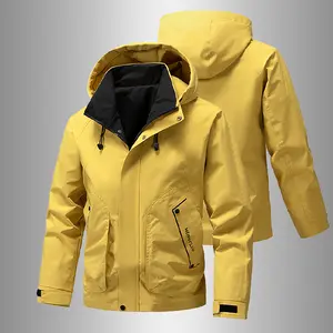 Workwear Hooded Softshell Jacket Outdoor Casual Coat