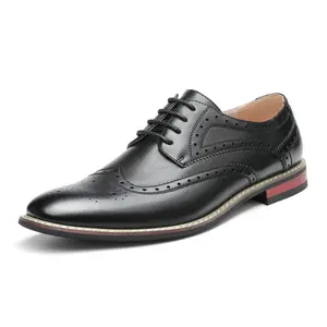 Bruno Marc Men's Sophisticated Wingtip Dress Shoes
