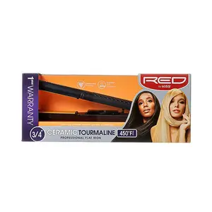 RED by KISS Ceramic Tourmaline Flat Iron 0.75"
