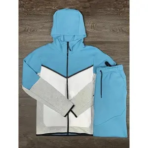 Men'S Trendy Casual Spring And Autumn Sportswear, Two-piece Hoodie Boutique Sportswear Set, Sportswear Set, Sweatpants Hoodie Set, Spring Autumn And Winter Casual Long Sleeved Two-piece Set