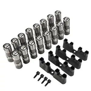 3mirrors Hydraulic Roller Lifters w/Guides Tray Compatible with Chevy Buick GMC Pontiac GM LS Engine, Hydraulic Tappet Hydraulic Valve Lifters