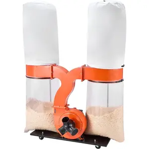 VEVOR Dust Collector, Wall Mount Dust Collector 1 HP, 560 CFM Woodworking Dusts Collectors with 2.5 Micron Collectors Bag, Dusts Collection System for Woodworking/Workshop, Industrial FactoriesVEVOR Super Brand Day