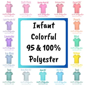 SHORT SLEEVE: Infant Colorful Shirts