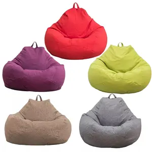Ultra-Soft Large Bean Bag Chair Cover For Indoor Relaxation BBT