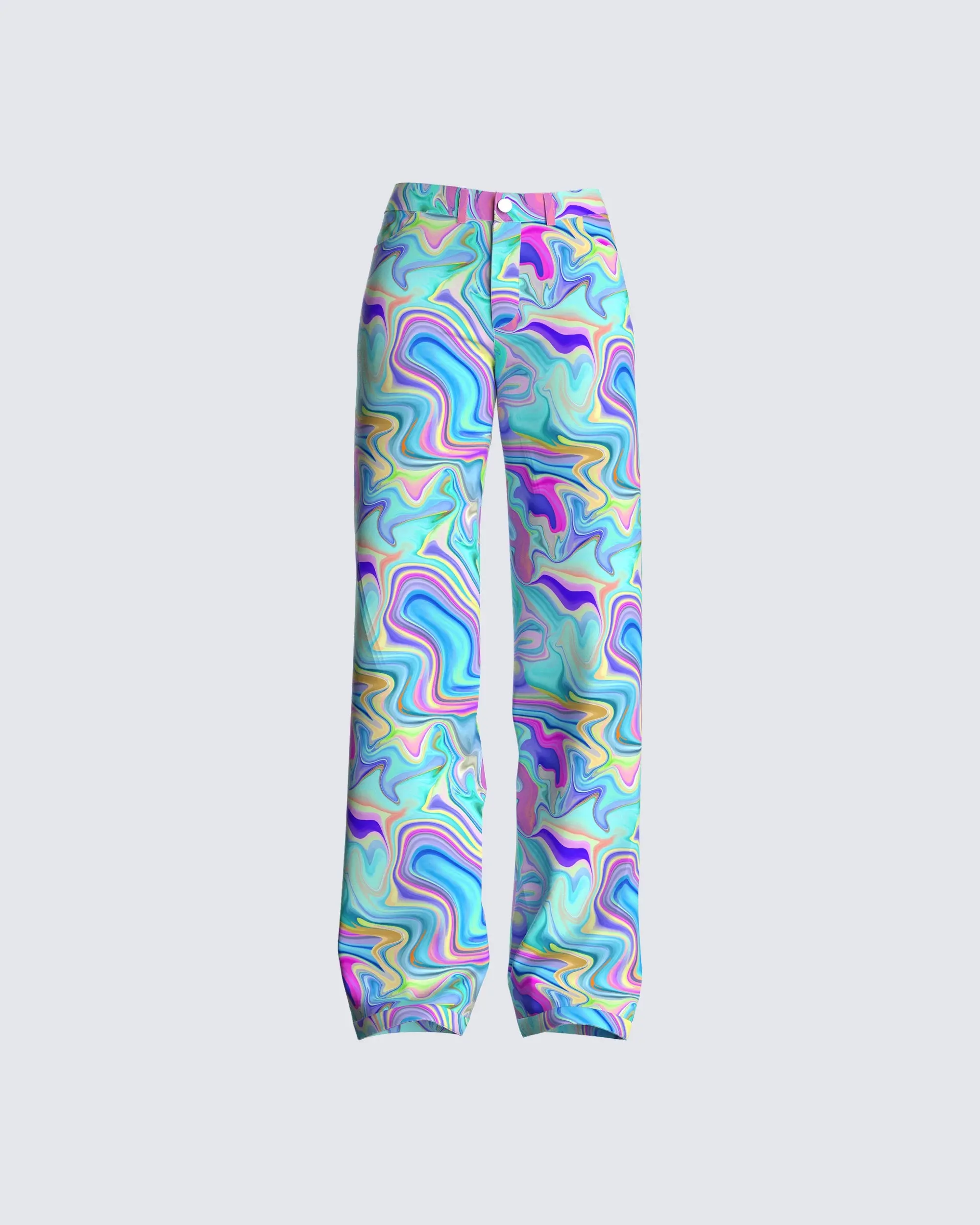 Zenya Swirl Print Pant