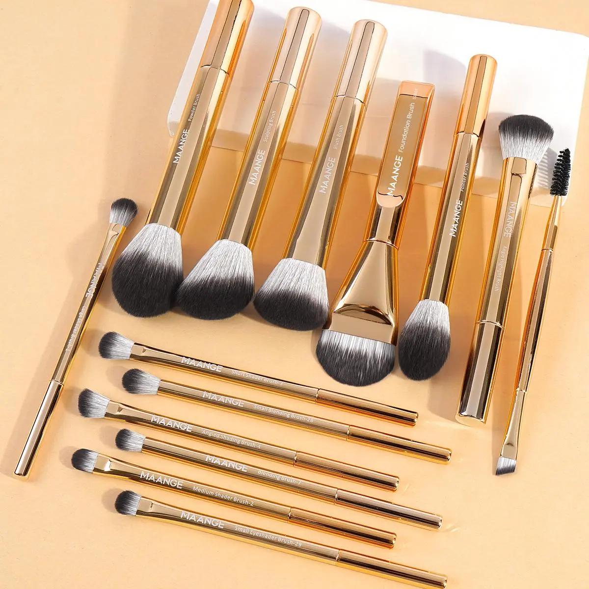 Professional Makeup Brush Set, 14pcs/set Multifunctional Makeup Brushes with Soft Bristles, Glam Makeup Tools Gift for Women & Girls