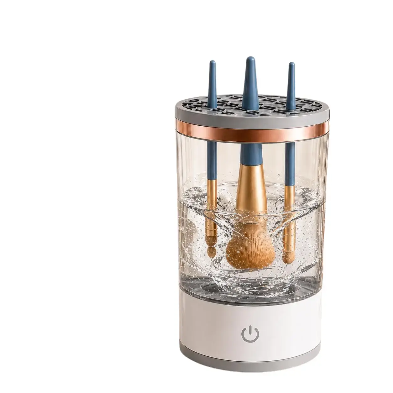 Hands-Free Electric Makeup Brush Cleaner Machine, Auto-Spin Deep Cleaning Tool for Eyeshadow Brushes, Beauty Sponges & Small Cosmetic Tools, Time-Saving GRWM Vanity Essential for Home, Travel & Daily Use