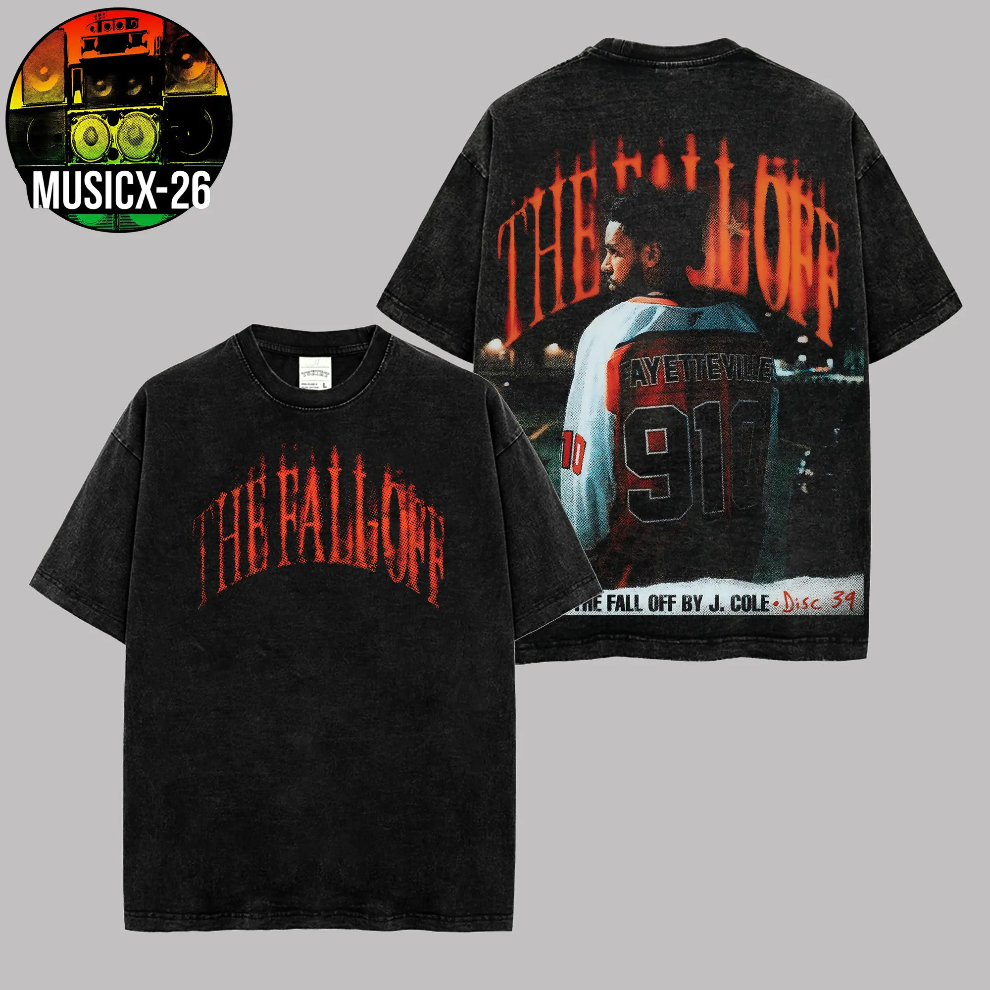 J. Cole - The Fall-Off Tour Graphic V3 For Dreamville High-quality
