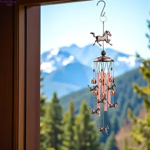 Aluminum Wind Chimes, Outdoor Weatherproof Hanging Windbells with Melodic Sound, Elegant Home Patio Ornament, Thoughtful Memorial Gift for Loved Ones