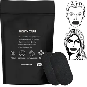 Mouth Tape for Better Breathing, Reduced Snoring Oral Application, Improves Sleep Quality Comfort Hypoallergenic Gentle Sensitive Anti-Snoring Tape Patch