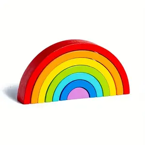 Colorful Building Blocks Toy, Creative Stacking Toy, Educational Toy for Color Recognition, Birthday Gift, Creative Stacking Toy