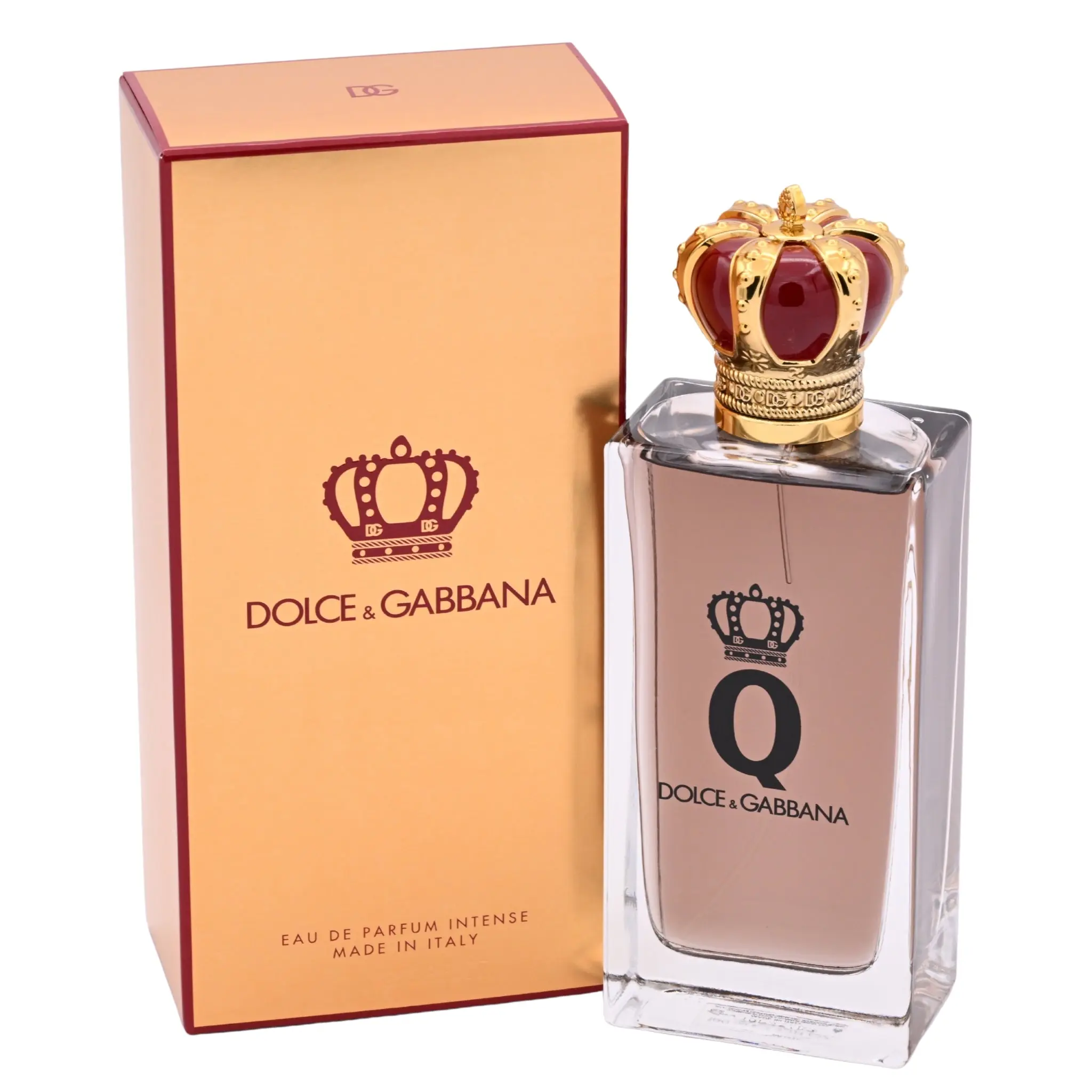 Q by Dolce & Gabbana Intense EDP Liquid Perfume for Women - 3.4 fl oz Luxury Ultra-Luxe Chic Fruit-Scented Fragrance with Dark Cherry Notes & Amber Base, Edp Liquid Perfumes, Luxury Women's Fragrance, Women's Perfume