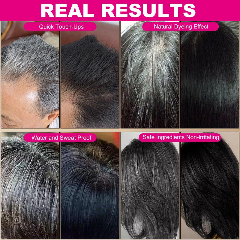 Disposable Hair dye comb - Covers Gray Hair,Easy to Color, Portable for Quick Touch - Ups,  Resists Fading and Clumping