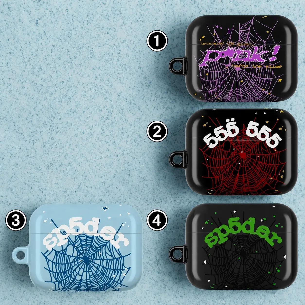 Spid3r AirPods Case for AirPods 1 2 3 4, AirPods Pro 1 2 3, Trendy Aesthetic Ear