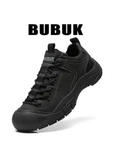 BUBUK Men's Outdoor Casual Shoes Lace-Up Sports Sneakers Running Shoes Fashion Hiking Shoes Suitable for Hiking Travel Commuting Multi-Functional Men's Shoes Trekking Camping Shoes