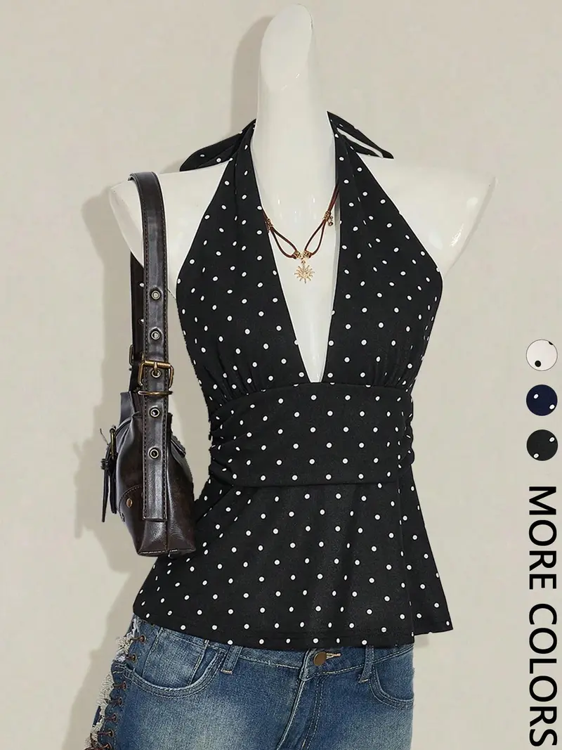 1 Pc Women's Floral Embroidered Ruffled-Hem Fitted Sleeveless