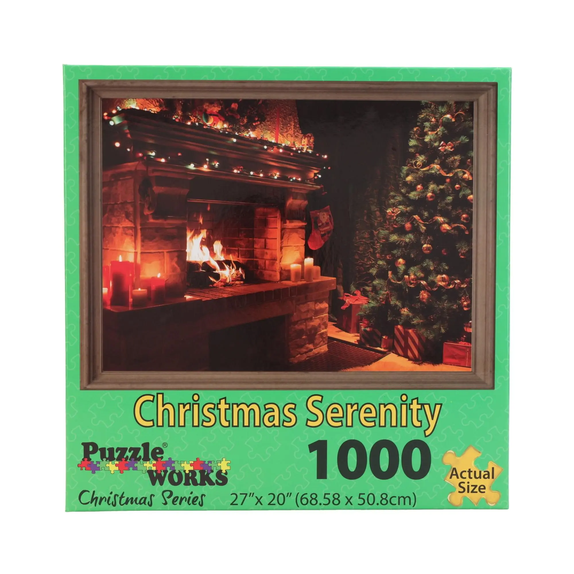 Christmas Serenity 1000-Piece Family Puzzle - JPW Industries Inc. Creative Puzzle, Ages 12+ (12 Years Above) Board Game Gift for Family Bonding (Toys & Hobbies), Puzzle Games