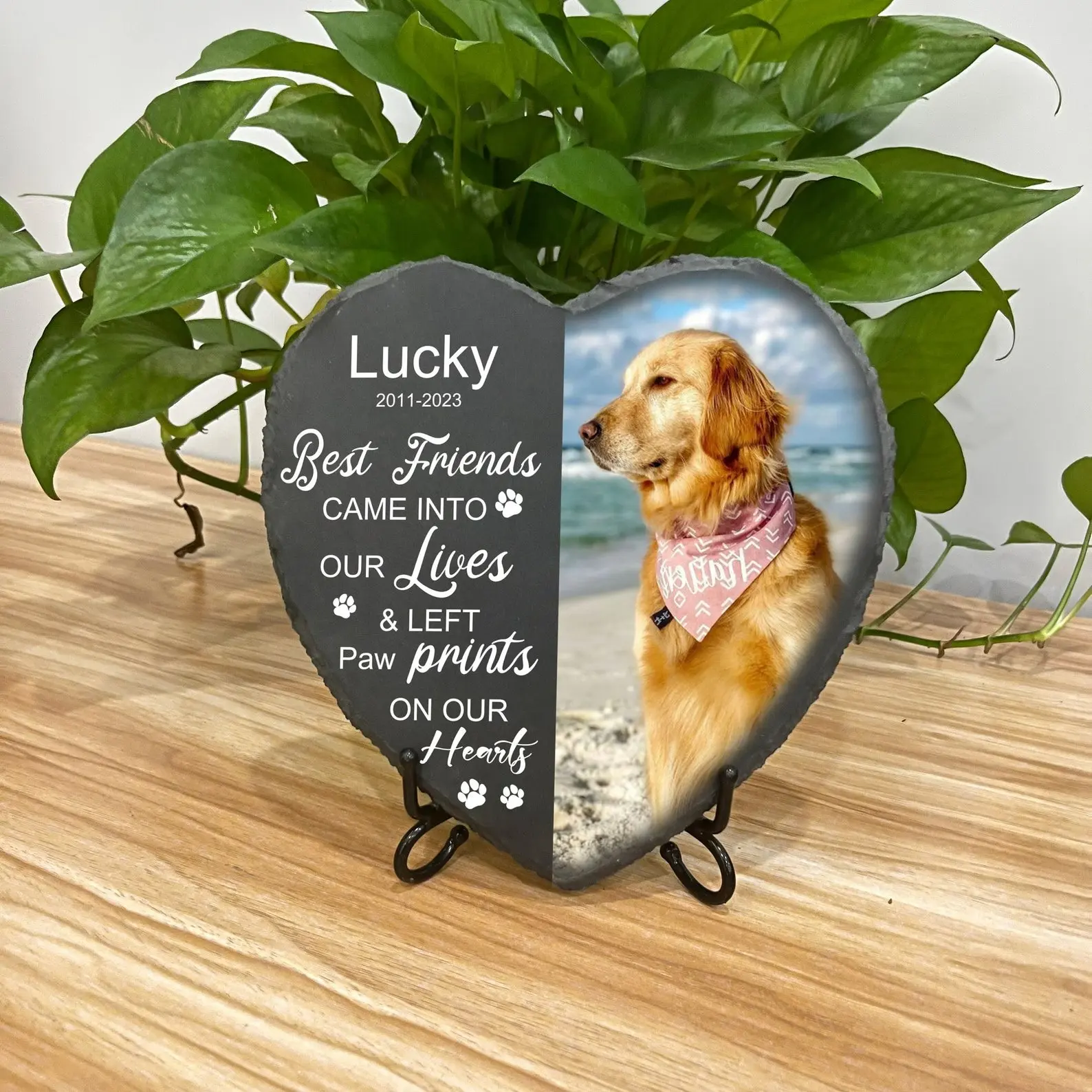 Personalized Pet Memorial Stone, Dog & Cat Memorial Headstone, Custom Pet Grave Marker, Sympathy Gift for Loss of Pet, Pet Remembrance Gift