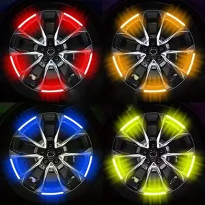40pcs High-Visibility Reflective Wheel Stickers For Cars